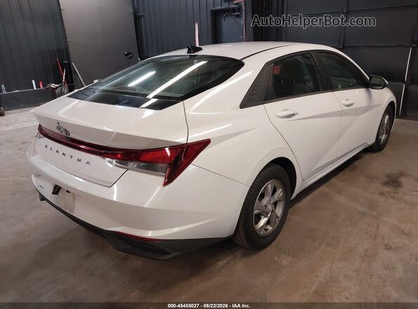 5NPLL4AG0MH049571 2021 HYUNDAI ELANTRA White Задня права чверть