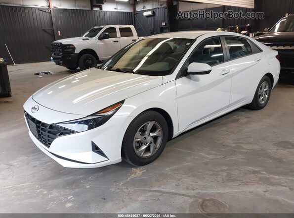 5NPLL4AG0MH049571 2021 HYUNDAI ELANTRA White Передня ліва чверть