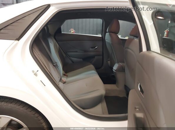 5NPLL4AG0MH049571 2021 HYUNDAI ELANTRA White Вид наклейки з VIN-кодом