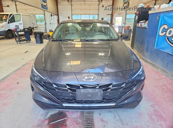 5NPLL4AG1MH032973 2021 HYUNDAI ELANTRA Gray 