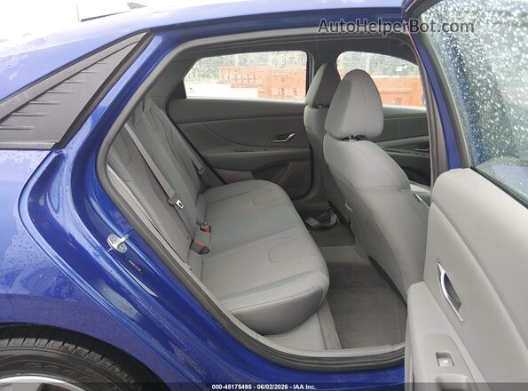 5NPLL4AG1MH050910 2021 HYUNDAI ELANTRA Blue VIN sticker view
