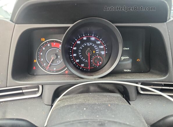 5NPLL4AG2MH014644 2021 HYUNDAI ELANTRA Белый Вид щитка приборов