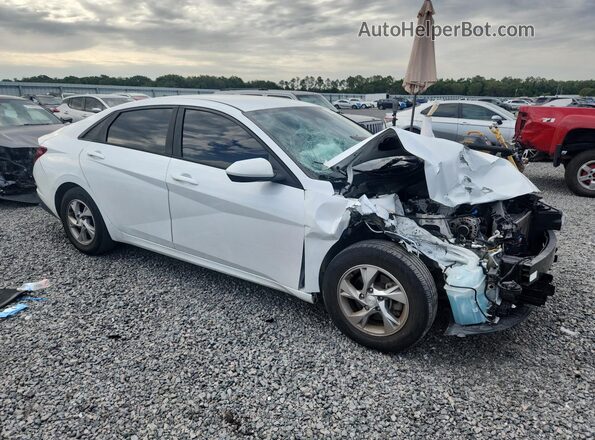 5NPLL4AG2MH014644 2021 HYUNDAI ELANTRA Белый Передняя правая четверть