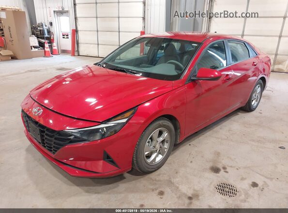 5NPLL4AG2MH047370 2021 HYUNDAI ELANTRA Red 