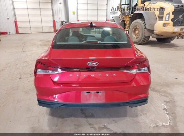 5NPLL4AG2MH047370 2021 HYUNDAI ELANTRA Red 
