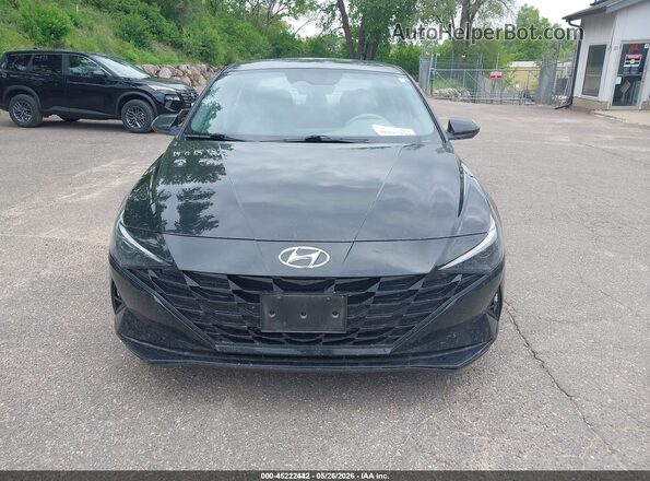 5NPLL4AG2MH050916 2021 HYUNDAI ELANTRA Black Widok zestawu wskaźników