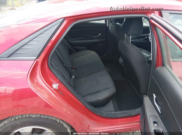 5NPLL4AG2PH116921 2023 HYUNDAI ELANTRA Red Widok naklejki z numerem VIN
