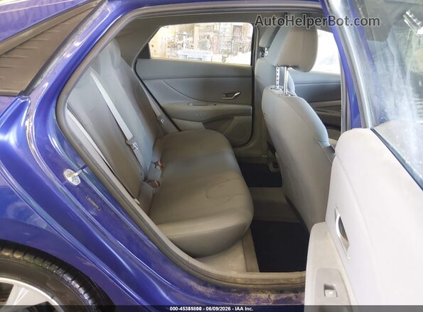 5NPLL4AG3MH049354 2021 HYUNDAI ELANTRA Blue VIN sticker view