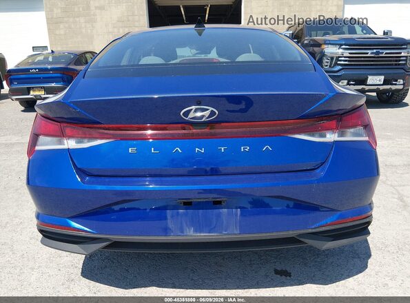 5NPLL4AG3MH049354 2021 HYUNDAI ELANTRA Blue 