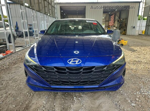 5NPLL4AG3PH094606 2023 HYUNDAI ELANTRA Синий Вид спереди