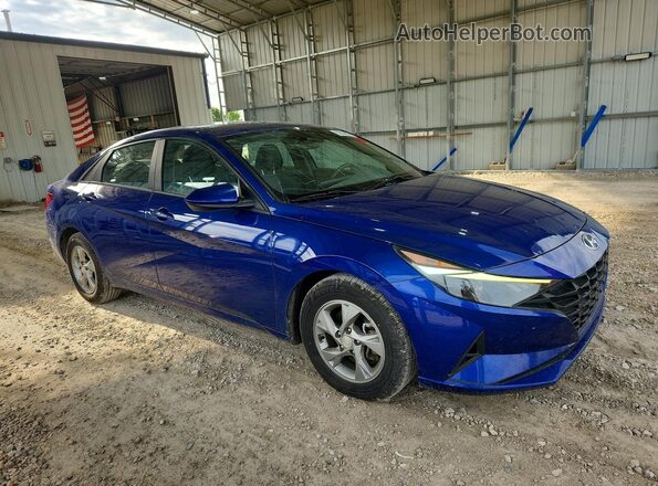 5NPLL4AG3PH094606 2023 HYUNDAI ELANTRA Синий Передняя правая четверть