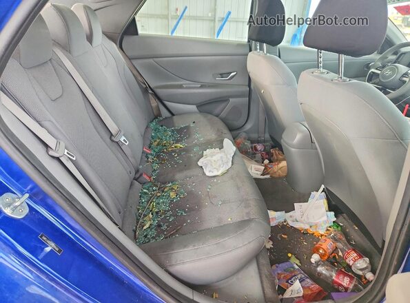 5NPLL4AG3PH094606 2023 HYUNDAI ELANTRA Синий Вид задних сидений