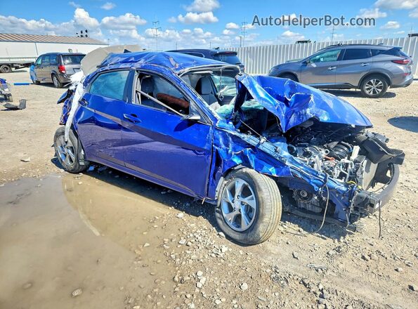 5NPLL4AG4MH038721 2021 HYUNDAI ELANTRA Синий 