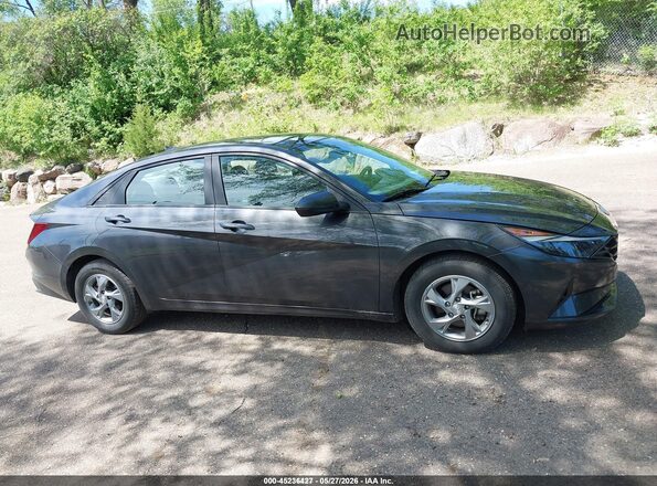 5NPLL4AG4MH042395 2021 HYUNDAI ELANTRA Gray Rear interior view
