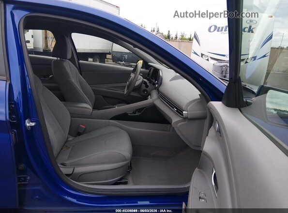 5NPLL4AG4MH047029 2021 HYUNDAI ELANTRA Blue Vista interior delantera