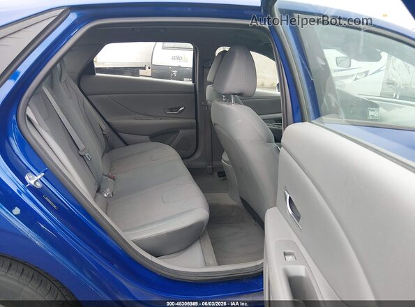 5NPLL4AG4MH047029 2021 HYUNDAI ELANTRA Blue Vista de la etiqueta del VIN