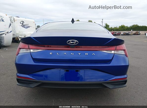 5NPLL4AG4MH047029 2021 HYUNDAI ELANTRA Blue 