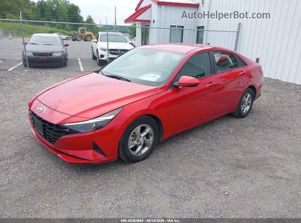 5NPLL4AG4MH049279 2021 HYUNDAI ELANTRA Red Vista tres cuartos delantera izquierda