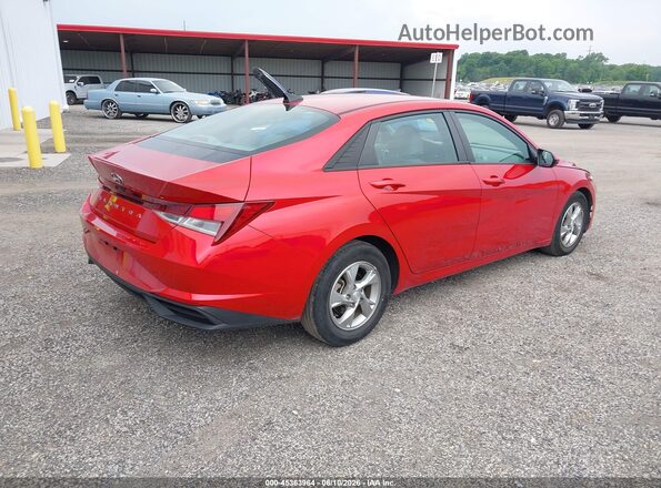 5NPLL4AG4MH049279 2021 HYUNDAI ELANTRA Red Trasero derecho