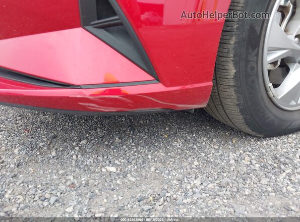 5NPLL4AG4MH049279 2021 HYUNDAI ELANTRA Red Vista del cuadro de instrumentos