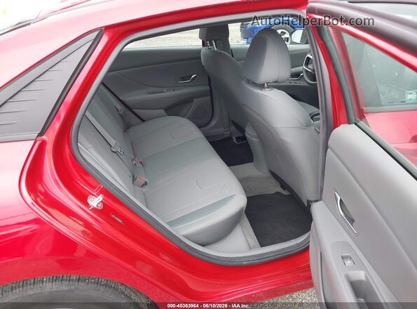 5NPLL4AG4MH049279 2021 HYUNDAI ELANTRA Red Vista de la etiqueta del VIN
