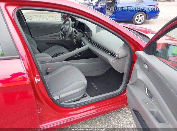 5NPLL4AG4MH049279 2021 HYUNDAI ELANTRA Red Vista interior delantera