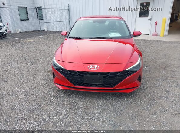 5NPLL4AG4MH049279 2021 HYUNDAI ELANTRA Red Vista interior de 360 grados