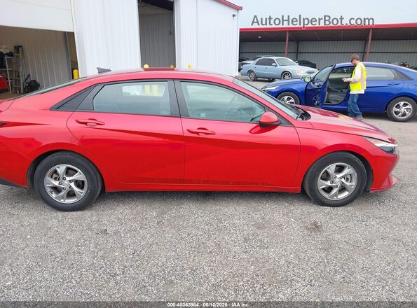 5NPLL4AG4MH049279 2021 HYUNDAI ELANTRA Red 