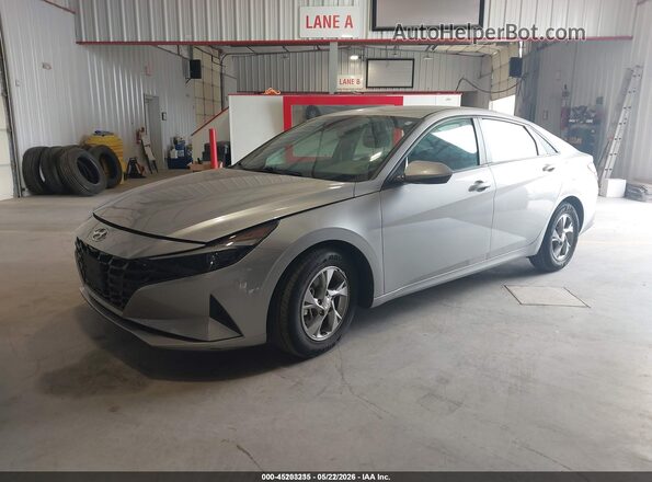 5NPLL4AG5MH047248 2021 HYUNDAI ELANTRA Silver წინა მარცხენა ხედი სამი მეოთხედიდან