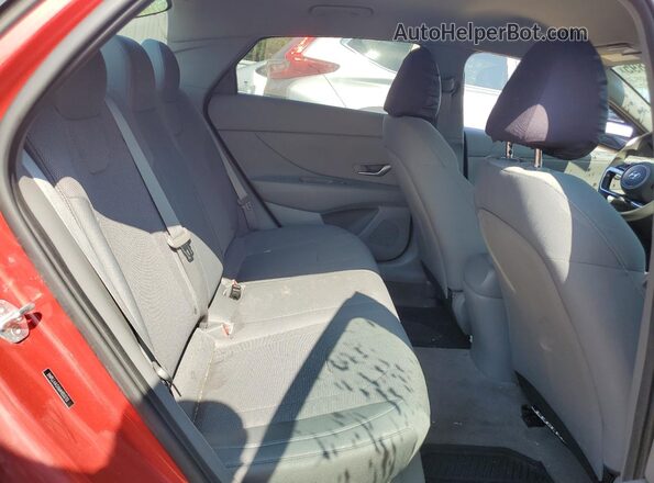 5NPLL4AG5MH050733 2021 HYUNDAI ELANTRA Red უკანა სავარძლების ხედი