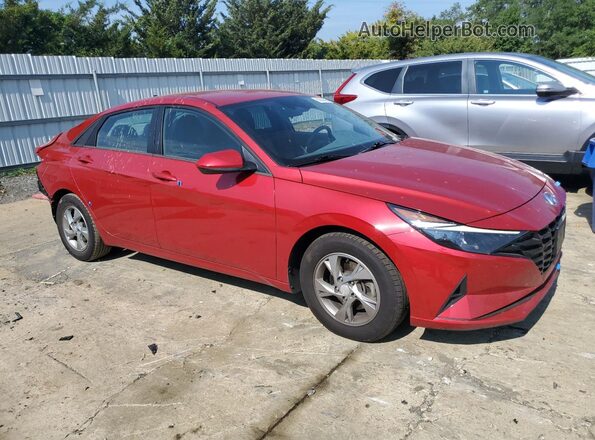 5NPLL4AG5MH050733 2021 HYUNDAI ELANTRA Red წინა მარჯვენა
