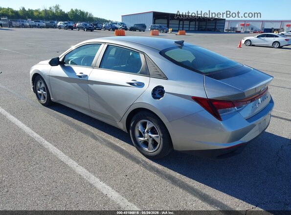 5NPLL4AG6MH047257 2021 HYUNDAI ELANTRA Серебряный Задняя левая четверть