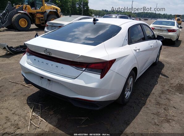 5NPLL4AG7MH012484 2021 HYUNDAI ELANTRA White Задня права чверть