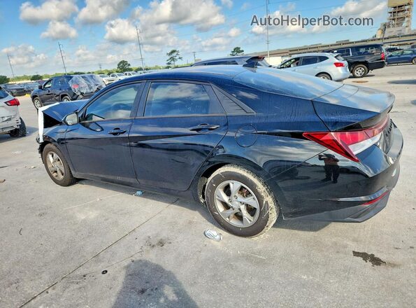 5NPLL4AG8MH016348 2021 HYUNDAI ELANTRA Black Հետևի ձախ