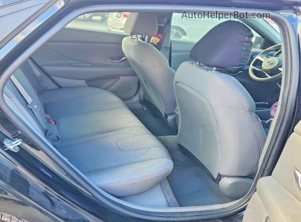 5NPLL4AG8MH016348 2021 HYUNDAI ELANTRA Black Հետևի նստատեղերի տեսք