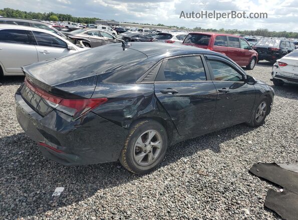5NPLL4AG8NH081900 2022 HYUNDAI ELANTRA Black Հետևի աջ