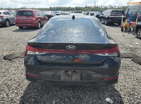5NPLL4AG8NH081900 2022 HYUNDAI ELANTRA Black Հետևի տեսք