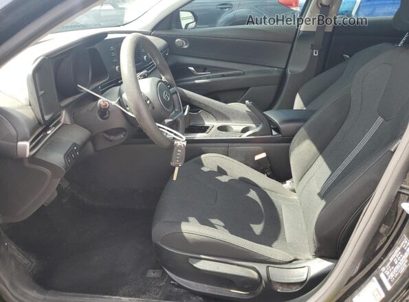 5NPLL4AG8NH081900 2022 HYUNDAI ELANTRA Black Սալոնի դիմացի տեսք