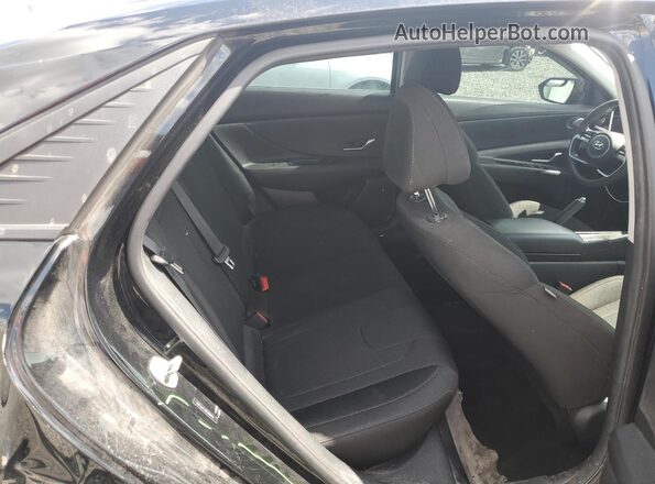 5NPLL4AG8NH081900 2022 HYUNDAI ELANTRA Black Հետևի նստատեղերի տեսք