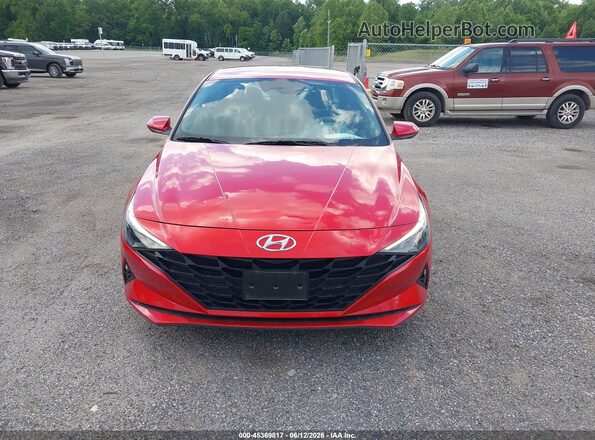 5NPLL4AG9MH046507 2021 HYUNDAI ELANTRA Red 