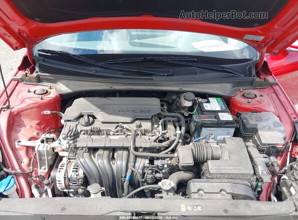 5NPLL4AG9MH046507 2021 HYUNDAI ELANTRA Red Widok z tyłu