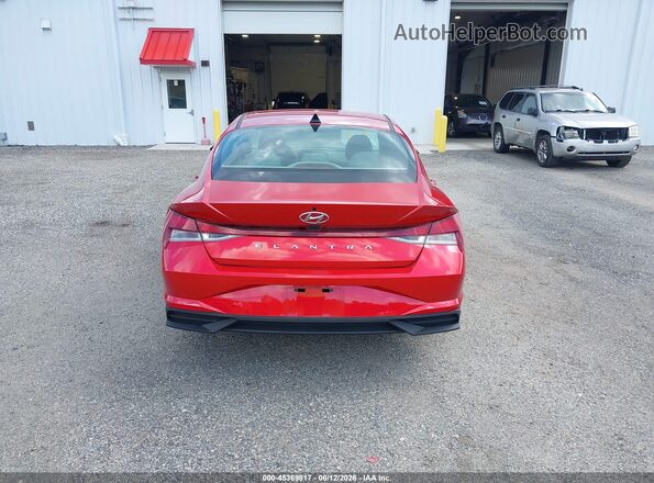 5NPLL4AG9MH046507 2021 HYUNDAI ELANTRA Red 