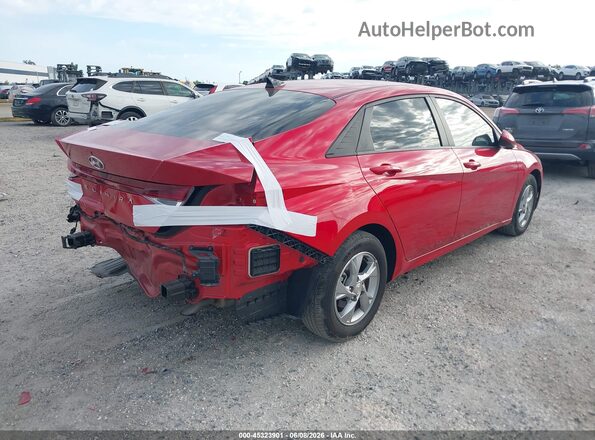 5NPLL4AG9MH051044 2021 HYUNDAI ELANTRA Red Tył prawy
