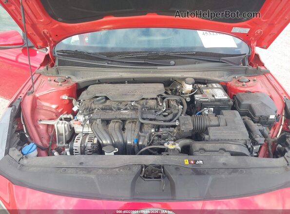 5NPLL4AG9MH051044 2021 HYUNDAI ELANTRA Red Widok z tyłu