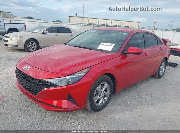 5NPLL4AG9MH051044 2021 HYUNDAI ELANTRA Red Przód lewy