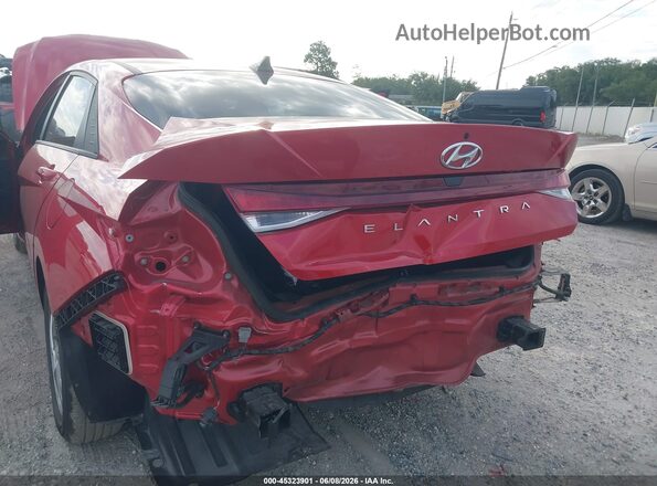 5NPLL4AG9MH051044 2021 HYUNDAI ELANTRA Red Widok z przodu
