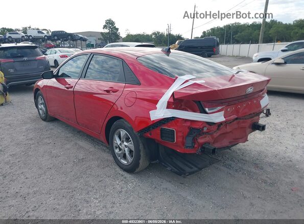 5NPLL4AG9MH051044 2021 HYUNDAI ELANTRA Red Tył lewy