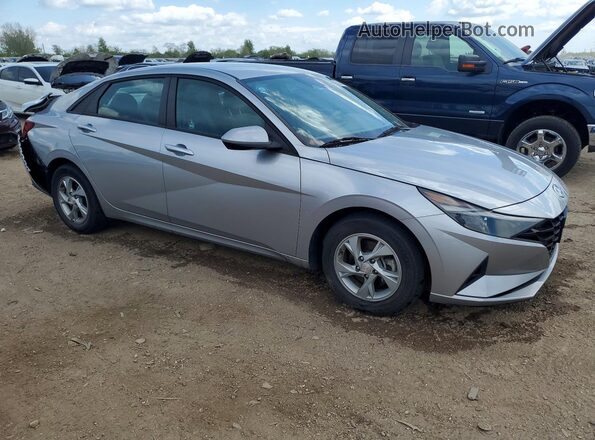 5NPLL4AGXMH016660 2021 HYUNDAI ELANTRA Silver Front right