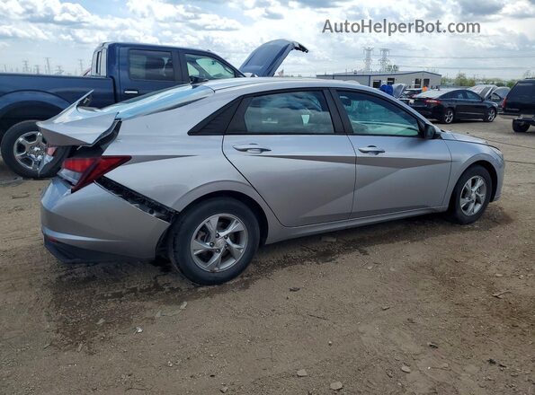 5NPLL4AGXMH016660 2021 HYUNDAI ELANTRA Silver Rear right