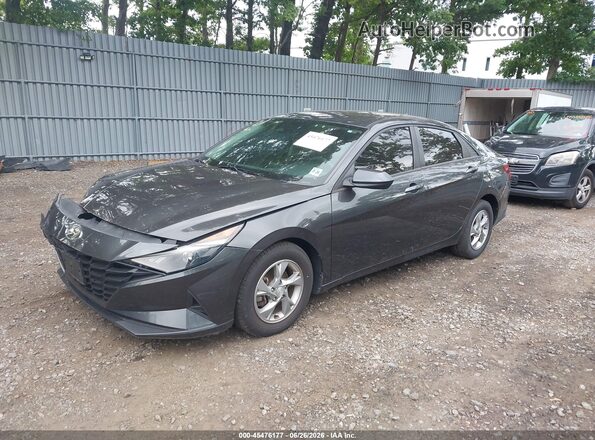 5NPLL4AGXMH036620 2021 HYUNDAI ELANTRA Серый Передняя левая четверть